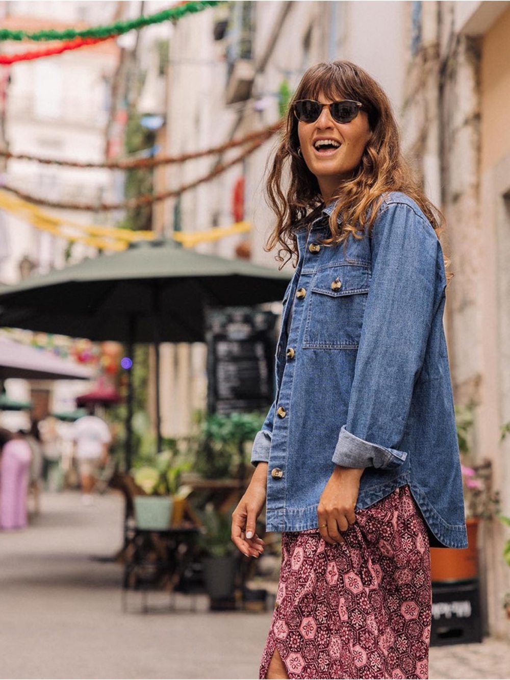 Passenger Denim Coral Shirt- New Price